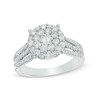 Thumbnail Image 1 of Previously Owned - 1-1/5 CT. T.W. Diamond Double Frame Engagement Ring in 14K White Gold