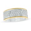 Thumbnail Image 1 of Previously Owned - 1 CT. T.W. Diamond Milgrain Trimmed Band in 10K Two-Tone Gold