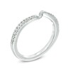 Thumbnail Image 2 of Previously Owned - Ever Us® 1/8 CT. T.W. Diamond Contour Band in 14K White Gold