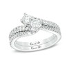Thumbnail Image 3 of Previously Owned - Ever Us® 1/8 CT. T.W. Diamond Contour Band in 14K White Gold