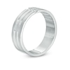 Thumbnail Image 2 of Previously Owned - Love and Pride™ 1/20 CT. T.W. Diamond Three Stone Anniversary Band in 14K White Gold