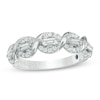 Thumbnail Image 1 of Previously Owned - Vera Wang Love Collection 1/2 CT. T.W. Baguette-Cut Diamond Twist Anniversary Band in 14K White Gold