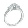 Thumbnail Image 2 of Previously Owned - 1/2 CT. T.W. Composite Diamond Frame Engagement Ring in 10K White Gold
