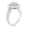 Thumbnail Image 2 of Previously Owned - Love's Destiny by Peoples 1-1/2 CT. T.W. Diamond Frame Engagement Ring in 14K Two-Tone Gold (I/I1)