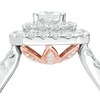 Thumbnail Image 3 of Previously Owned - Love's Destiny by Peoples 1-1/2 CT. T.W. Diamond Frame Engagement Ring in 14K Two-Tone Gold (I/I1)