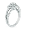 Thumbnail Image 2 of Previously Owned - Vera Wang Love Collection 1 CT. T.W. Diamond Double Frame Engagement Ring in 14K White Gold