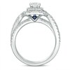 Thumbnail Image 3 of Previously Owned - Vera Wang Love Collection 1 CT. T.W. Diamond Double Frame Engagement Ring in 14K White Gold