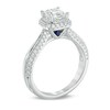 Thumbnail Image 2 of Previously Owned - Vera Wang Love Collection 1-1/6 CT. T.W. Princess-Cut Diamond Frame Engagement Ring in 14K White Gold