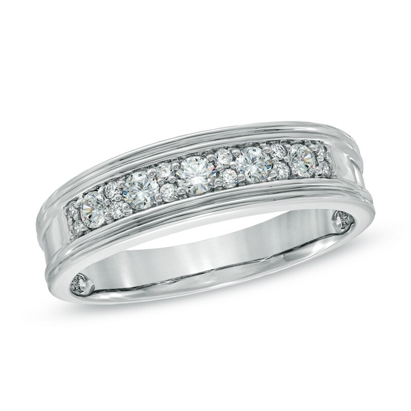 Main Image 1 of Previously Owned - 1/2 CT. T.W. Diamond Ring in 10K White Gold