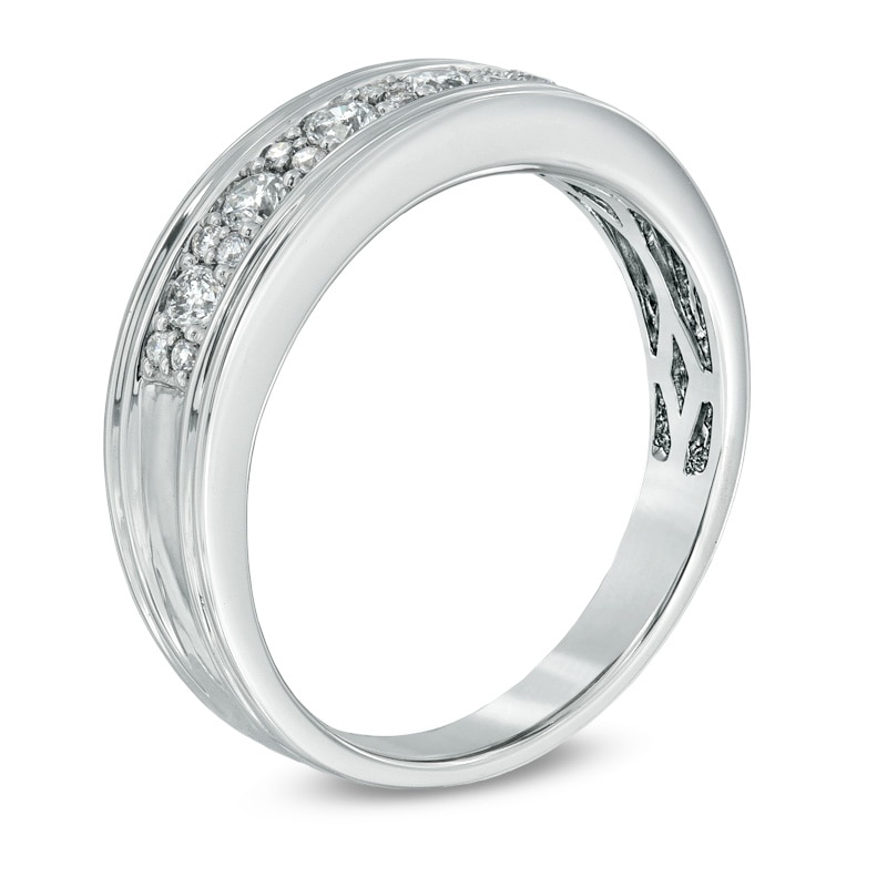 Main Image 2 of Previously Owned - 1/2 CT. T.W. Diamond Ring in 10K White Gold
