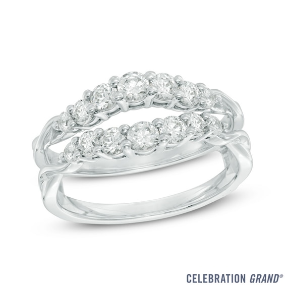 Previously Owned - Celebration Ideal 7/8 CT. T.w. Diamond Solitaire Enhancer in 14K White Gold (I/I1)