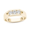 Thumbnail Image 1 of Previously Owned - 1/2 CT. T.W. Diamond Three Stone Wedding Band in 14K Gold