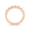 Thumbnail Image 3 of Previously Owned - Enchanted Disney Princess 1/6 CT. T.W. Diamond Tiara Wedding Band in 14K Rose Gold