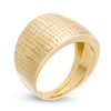 Thumbnail Image 2 of Previously Owned - Made in Italy Diamond-Cut Wide Dome Ring in 14K Gold