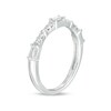 Thumbnail Image 2 of Previously Owned - 1/5 CT. T.W. Baguette and Round Diamond Alternating Stackable Band in 10K White Gold