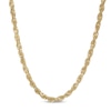 Thumbnail Image 1 of Previously Owned - Men's 4.4mm Diamond-Cut Glitter Rope Chain Necklace in 10K Gold - 24"