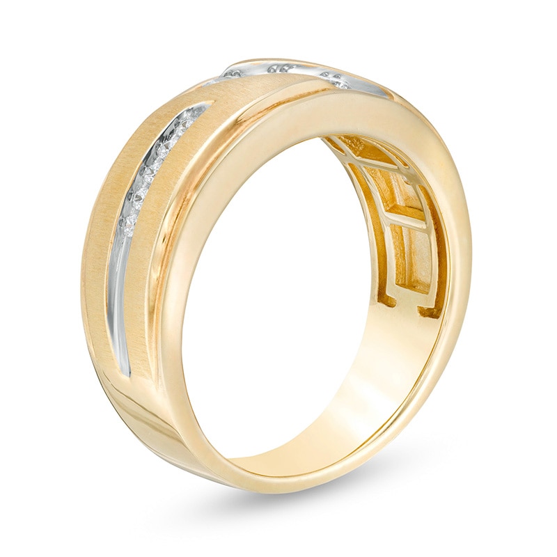 Main Image 3 of Previously Owned - 1/3 CT. T.W. Diamond Wedding Band in 10K Gold