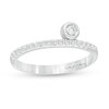 Thumbnail Image 1 of Previously Owned - Marilyn Monroe™ Collection 1/5 CT. T.W. Diamond Ring in 10K White Gold