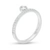 Thumbnail Image 2 of Previously Owned - Marilyn Monroe™ Collection 1/5 CT. T.W. Diamond Ring in 10K White Gold