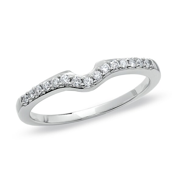 Previously Owned - 1/6 CT. T.w. Diamond Solitaire Enhancer in 14K White Gold