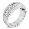 Thumbnail Image 2 of Previously Owned - 1 CT. T.W. Diamond Milgrain Band in 14K White Gold