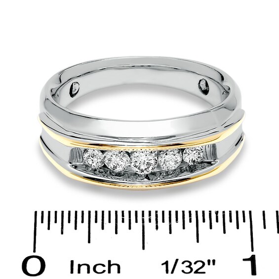 Previously Owned - 1/2 CT. T.w. Diamond Artisan Ring in 10K Two-Tone Gold