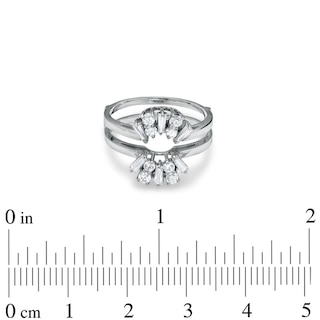 Previously Owned - 1/2 CT. T.W. Diamond Solitaire Ring Enhancer in 14K ...
