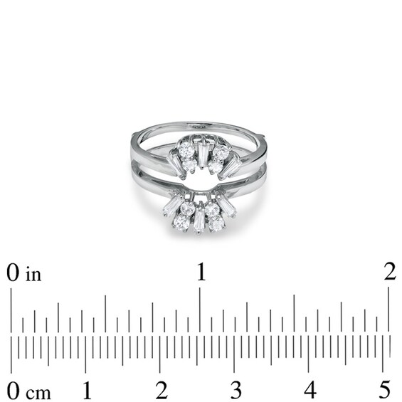 Previously Owned - 1/2 CT. T.w. Diamond Solitaire Ring Enhancer in 14K White Gold