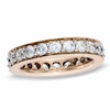 Thumbnail Image 1 of Previously Owned - 2 CT. T.W. Diamond Vintage-Style Eternity Wedding Band in 14K Rose Gold