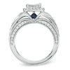 Thumbnail Image 3 of Previously Owned - Vera Wang Love Collection 1 CT. T.W. Quad Princess-Cut Diamond Engagement Ring in 14K White Gold