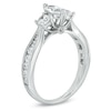 Thumbnail Image 2 of Previously Owned - 1 CT. T.W. Marquise Diamond Past Present Future® Engagement Ring in 14K White Gold