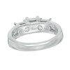 Thumbnail Image 3 of Previously Owned - 2-1/4 CT. T.W. Princess-Cut Diamond Past Present Future® Bridal Set in 14K White Gold