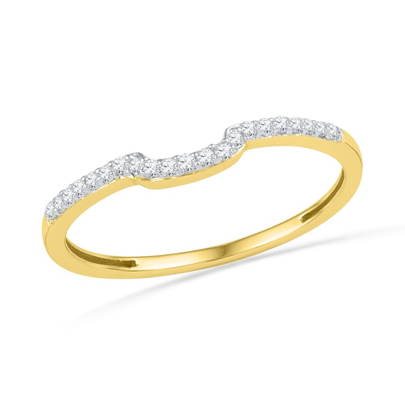 Main Image 3 of Previously Owned - 1/3 CT. T.W. Diamond Frame Bridal Set in 10K Gold