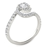 Thumbnail Image 2 of Previously Owned - 3/4 CT. T.W. Diamond Swirl Frame Bypass Engagement Ring in 14K White Gold