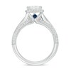 Thumbnail Image 3 of Previously Owned - Vera Wang Love Collection 1-1/2 CT. T.W. Princess-Cut Diamond Frame Engagement Ring in 14K White Gold
