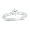 Thumbnail Image 1 of Previously Owned - 1/4 CT. Diamond Solitaire Engagement Ring in 14K White Gold (I/I2)