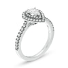 Thumbnail Image 2 of Previously Owned - Vera Wang Love Collection 3/4 CT. T.W. Pear-Shaped Diamond Frame Engagement Ring in 14K White Gold