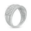 Thumbnail Image 3 of Previously Owned - 1 CT. T.W. Diamond Double Row Ring in 10K White Gold