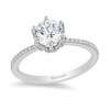 Thumbnail Image 1 of Previously Owned - Enchanted Disney Elsa 1-1/4 CT. T.W. Diamond Snowflake Engagement Ring in 14K White Gold