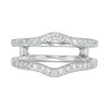 Thumbnail Image 4 of Previously Owned - 1/2 CT. T.W. Diamond Solitaire Enhancer in 14K White Gold