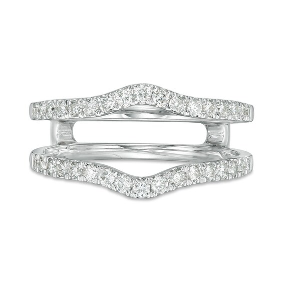 Previously Owned - 1/2 CT. T.w. Diamond Solitaire Enhancer in 14K White Gold