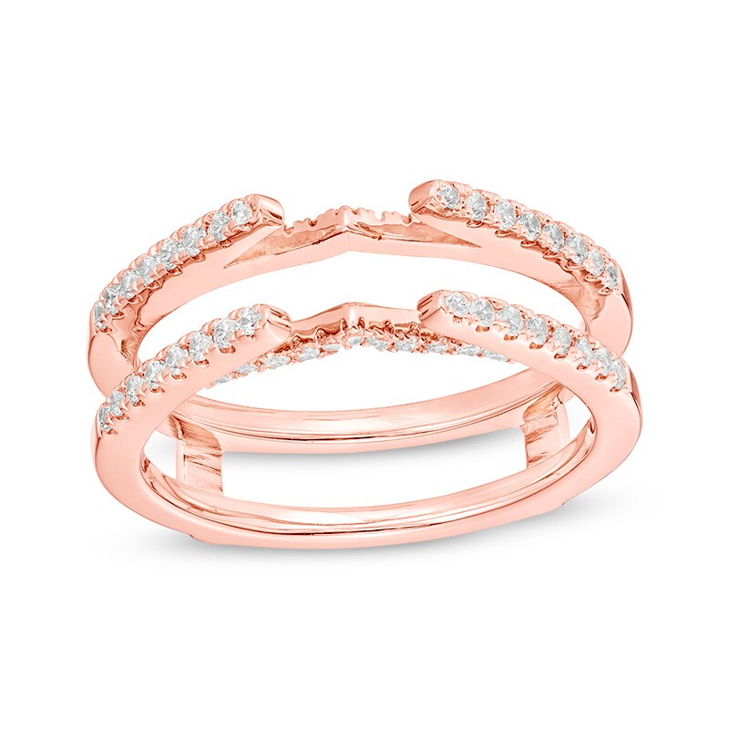 Main Image 1 of Previously Owned - 1/3 CT. T.W. Diamond Solitaire Enhancer in 14K Rose Gold