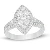 Thumbnail Image 1 of Previously Owned - 1 CT. T.W. Marquise Diamond Frame Engagement Ring in 14K White Gold