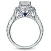 Thumbnail Image 2 of Previously Owned - Vera Wang Love Collection 2-1/5 CT. T.W. Princess-Cut Diamond Frame Engagement Ring in 14K White Gold