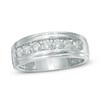 Thumbnail Image 1 of Previously Owned - 3/4 CT. T.W. Diamond Seven Stone Step Edge Anniversary Band in 10K White Gold
