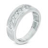 Thumbnail Image 2 of Previously Owned - 3/4 CT. T.W. Diamond Seven Stone Step Edge Anniversary Band in 10K White Gold