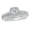 Thumbnail Image 1 of Previously Owned - Vera Wang Love Collection 1 CT. T.W. Diamond Frame Bridal Set in 14K White Gold