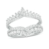 Thumbnail Image 1 of Previously Owned - 1-1/4 CT. T.W. Diamond Bypass Chevron Solitaire Enhancer in 14K White Gold