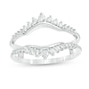 Thumbnail Image 1 of Previously Owned - 3/8 CT. T.W. Diamond Sunburst Solitaire Enhancer in 14K White Gold