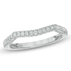 Thumbnail Image 1 of Previously Owned - Vera Wang Love Collection 1/5 CT. T.W. Diamond Slight Contour Wedding Band in 14K White Gold